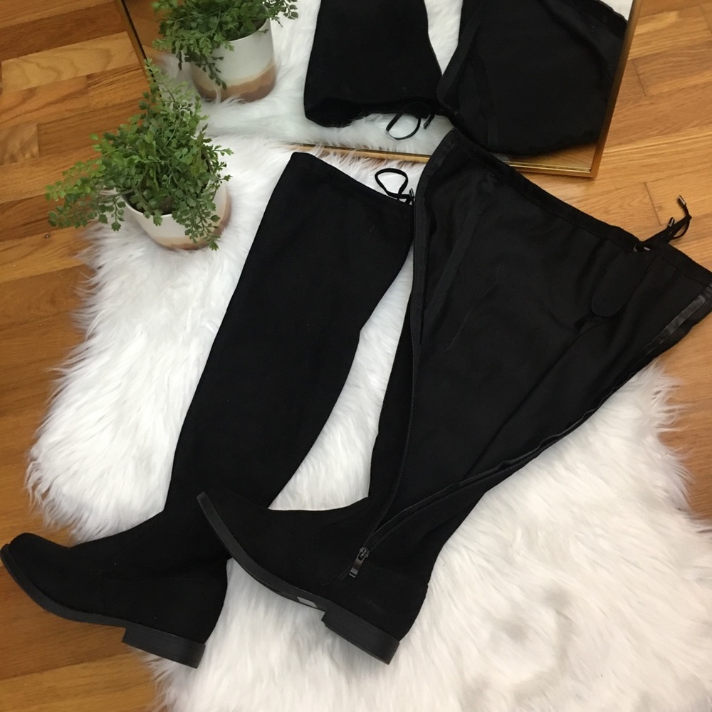 Over the knee high boots